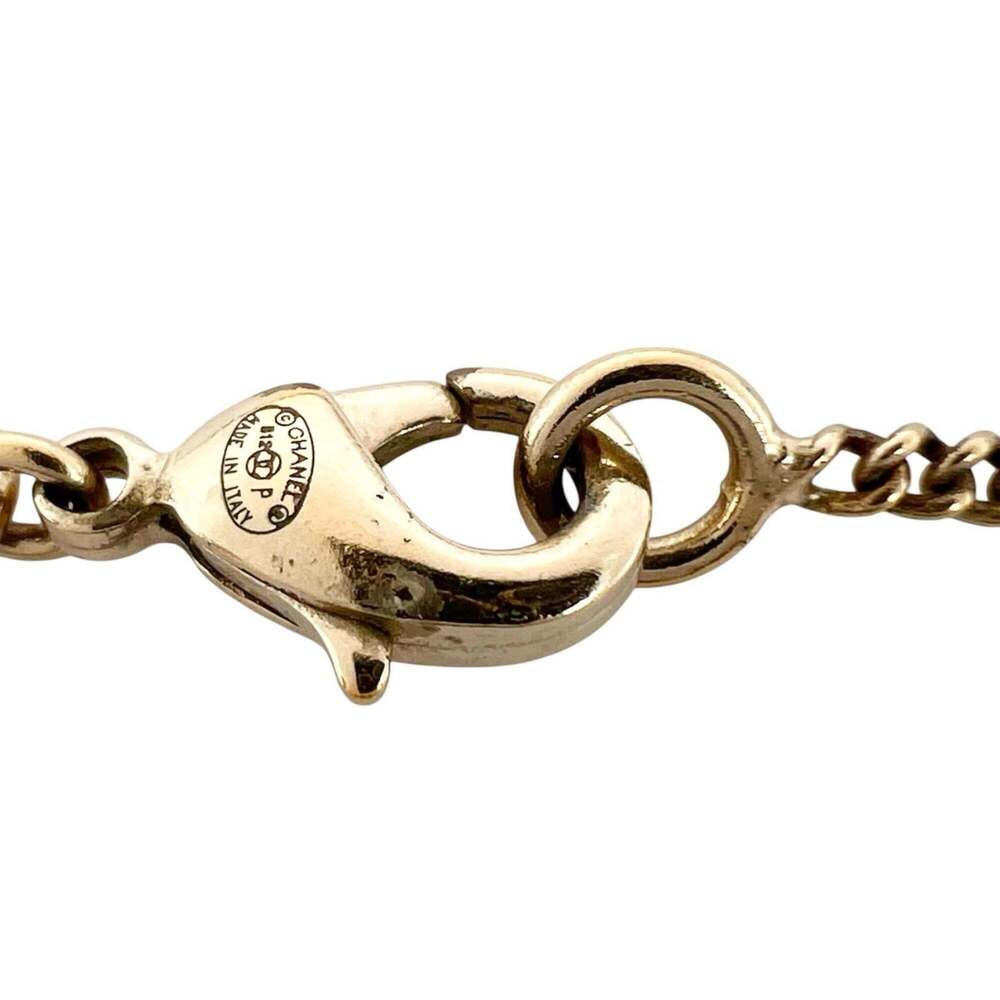 CHANEL Gold Logo Necklace - Picture 5 of 7